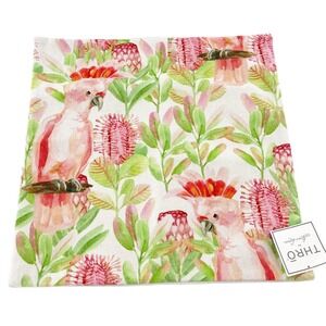 Thro By Marlo Lorenz 20x20 Tropical‎ Bird Square Indoor Outdoor Pillow Case